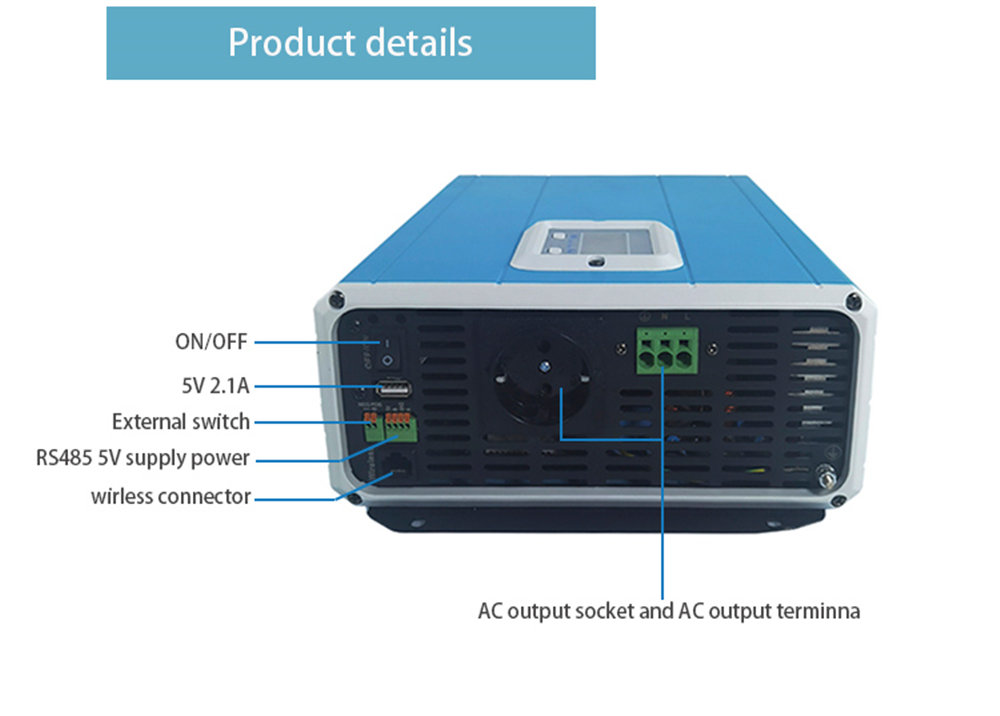 2000W Čista sinusna valna inverter (3)